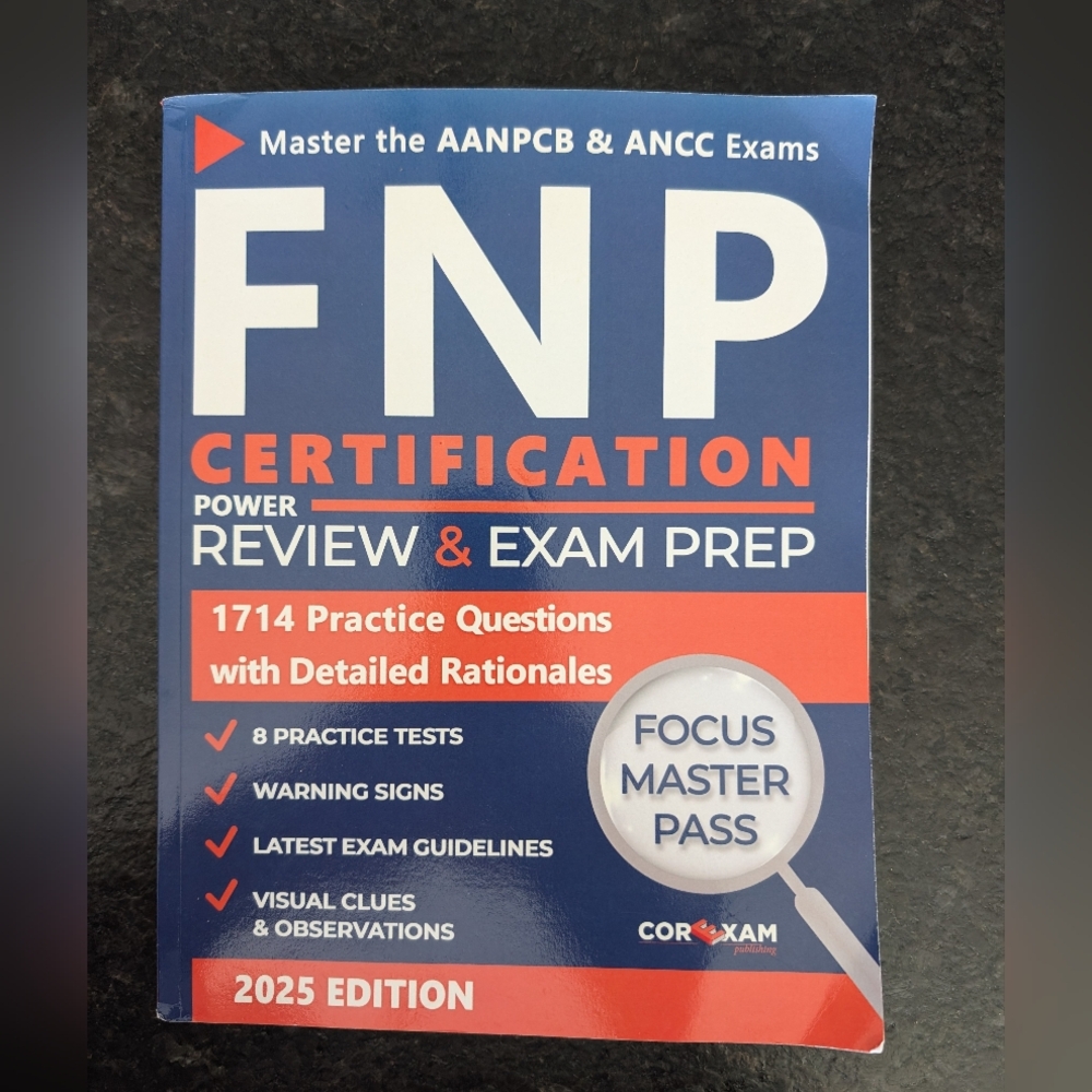 FNP Certification Exam Prep Book - Blue